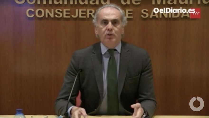 El consejero de Sanidad de Madrid, Enrique Ruiz Escudero.