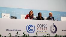 La presidenta de la COP25, la ministra chilena Carolina Schmidt.