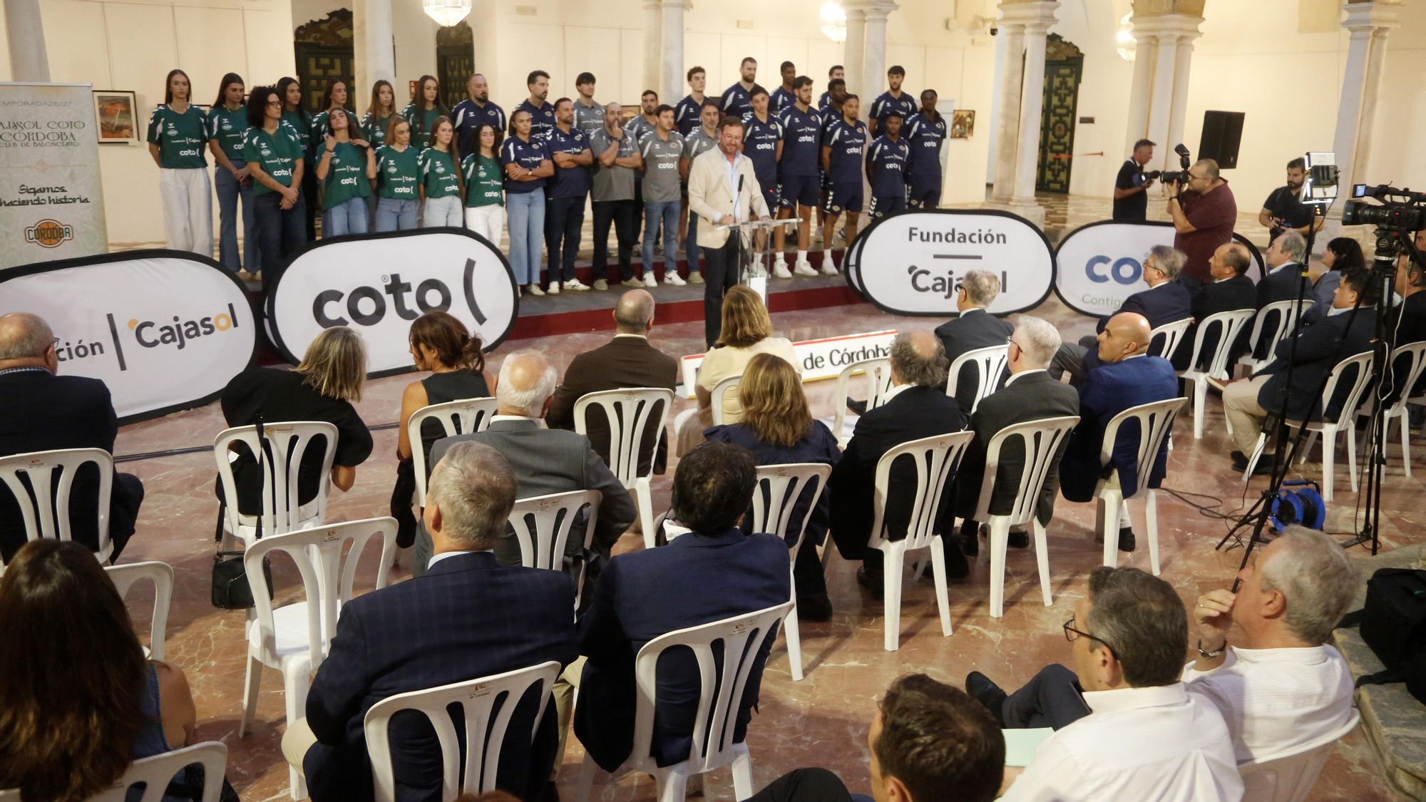 Presentación de los equipos del Cajasol Coto Córdoba CB