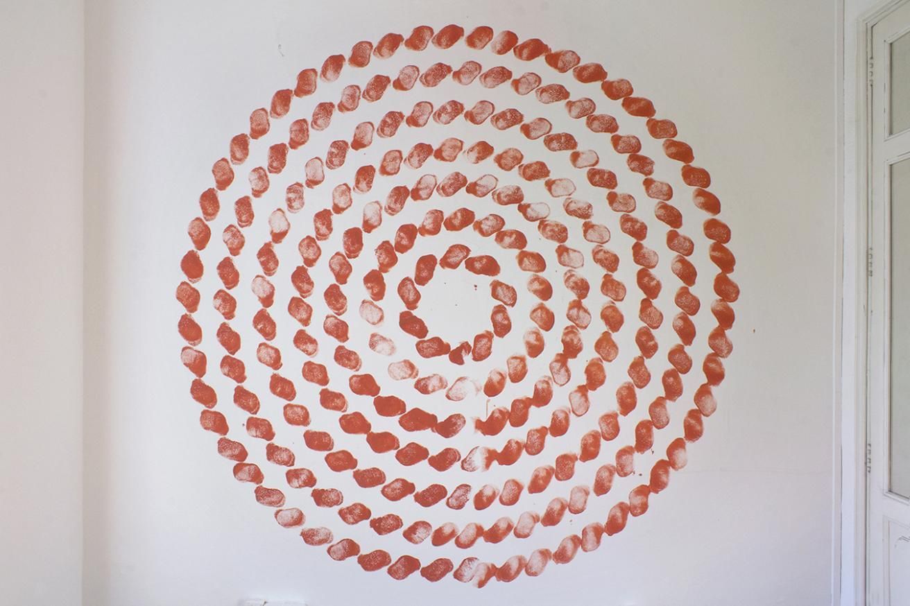 Juan Sánchez, Estampación portátil n.º 2, 2015. Colección DKV.