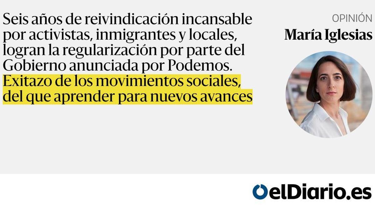 Celebremos la regularización y no dejemos al PP-Vox asfixiar a las ONG