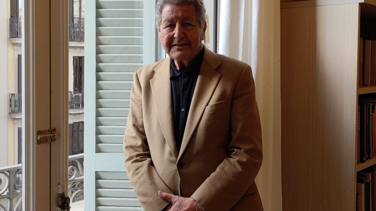 El politólogo francés y exeurodiputado por el PSOE, Sami Naïr, en una entrevista con Europa Press