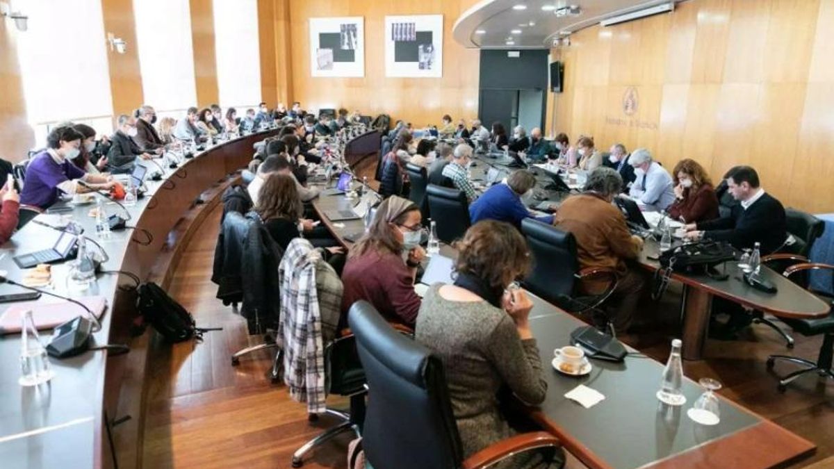 Consell de Govern de la UV donde la rectora explica las medidas en relación con la invasión rusa a Ucrania.