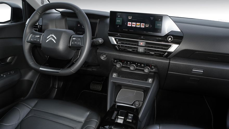 Habitáculo del Citroën ë-C4-.