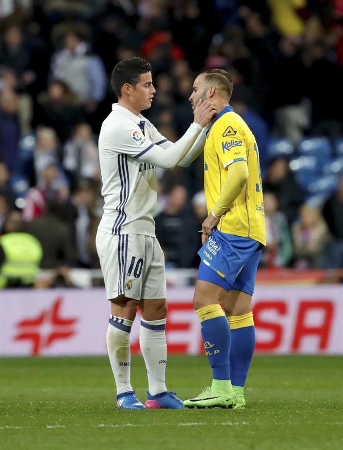 James Rodríguez y Jesé Rodríguez. EFE/JuanJo Martín
