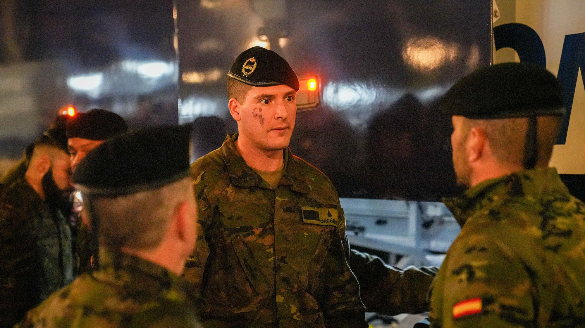 Llegada de la 1º rotación del contingente eFP XVII, con los componentes de la Brigada 'Guzmán el Bueno' X.