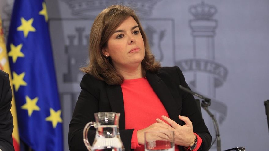 Santamaría dice, tras las palabras de Podemos justificando ataque a sede del PP: "Se califican por sí mismas"