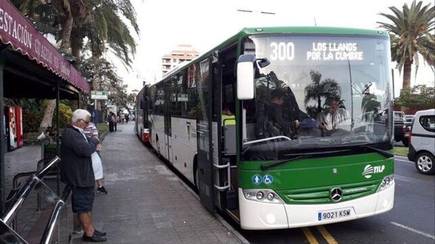 El Cabildo de La Palma bonificará el 100% del bono de guagua en todas sus modalidades