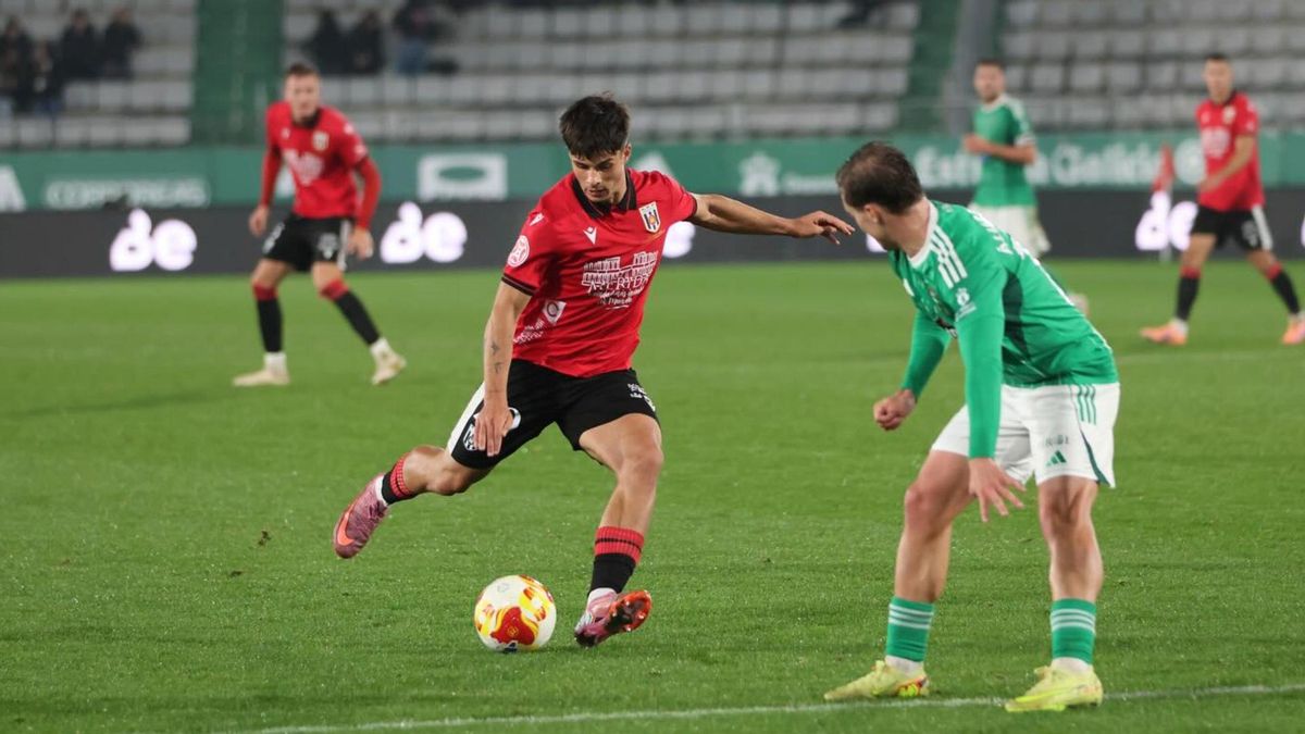 Jacobo Martí, durante un partido con el Mérida