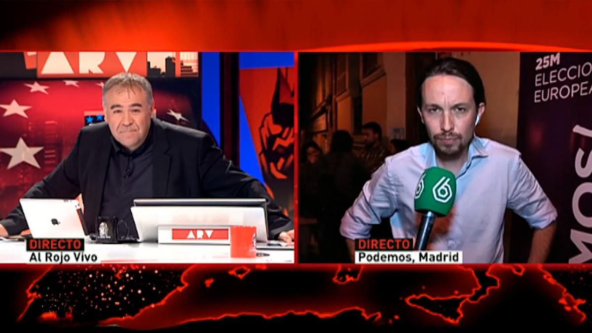 Especial 'Al Rojo Vivo' durante las elecciones europeas de 2014
