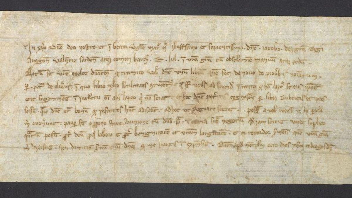 Manuscrito autógrafo de Ramon Llull. Documento en catalán medieval, redactado de puño y letra por el propio Llull. Se conserva en la Biblioteca Nacional de España (Ministerio de Cultura). Es una de las escasas piezas originales que testimonian su actividad escrita directa.