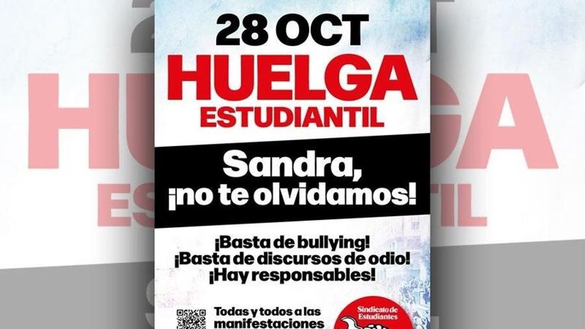 El Sindicato de Estudiantes convoca una manifestación el martes 28 de octubre contra el acoso escolar en Santander