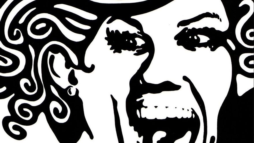 Una cebra en un bazar