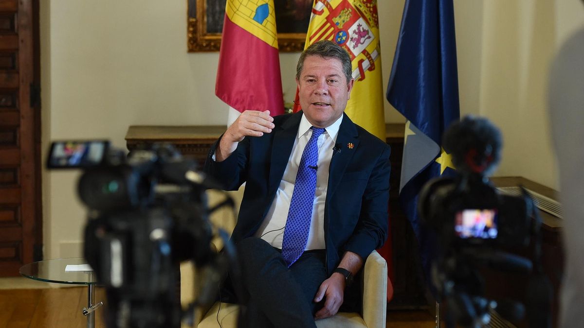 El presidente de Castilla-La Mancha y candidato a la Presidencia el 28M, Emiliano García-Page
