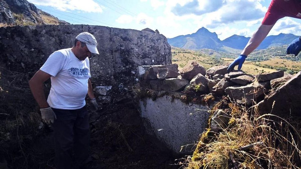 Villamanín sale en hacendera para recuperar sus trincheras del Frente Norte de la Guerra Civil