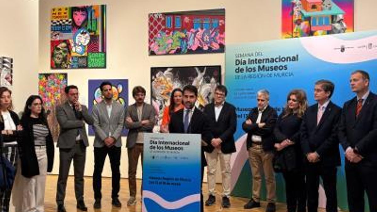 El concejal de Cultura e Identidad del Ayuntamiento de Murcia, Diego Avilés, presenta las actividades del Día Internacional de los Museos en el MUBAM