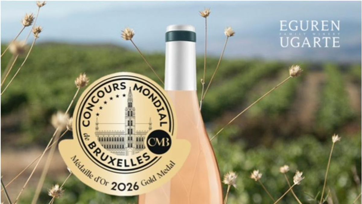 El rosado de Eguren Ugarte, el único Rioja premiado con el oro en esta categoría en el Concours Mondial de Bruxelles
