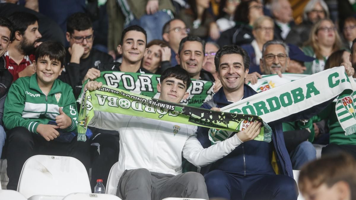 Grada Blanquiverde del Córdoba CF - RC Deportivo