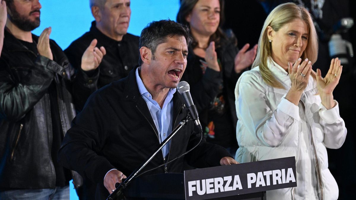 Axel Kicillof en el búnker de la derrota