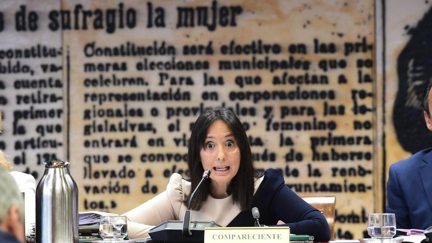 La directora general de la Guardia Civil, Mercedes González Fernández, comparece ante la Comisión de Interior, en el Senado, a 16 de junio de 2026