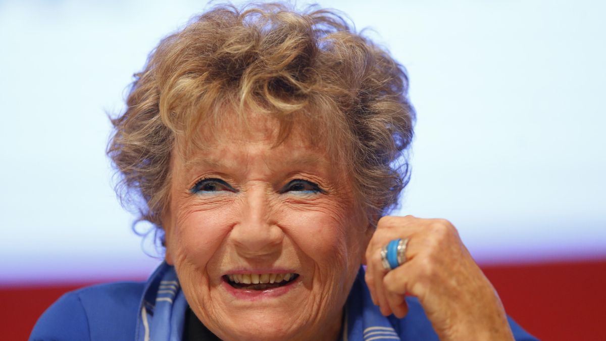 La escritora italiana Dacia Maraini en la 37 edición de la Feria Internacional del Libro (FIL) 2023, en Guadalajara