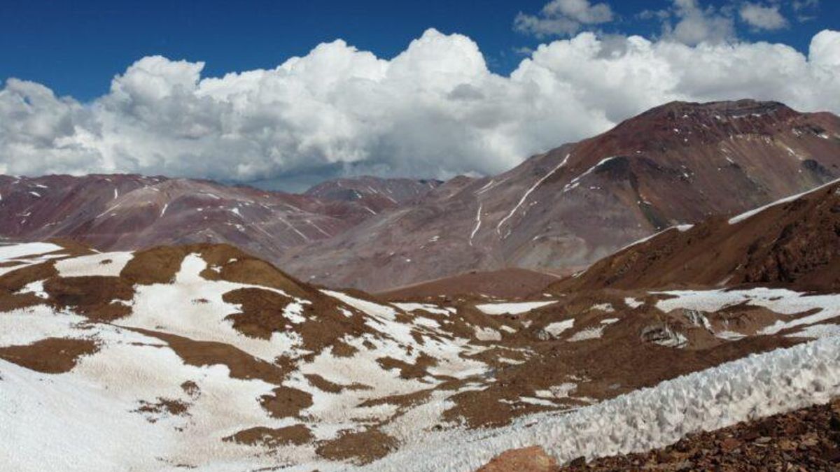 Glaciar Tapado ubicado en la Zona Glaciológica Norte de Chile, en la región de Coquimbo. Se ubica entre los 5536 y 4500 metros de altura. Estado: en retroceso. Foto: cortesía Álvaro Ayala