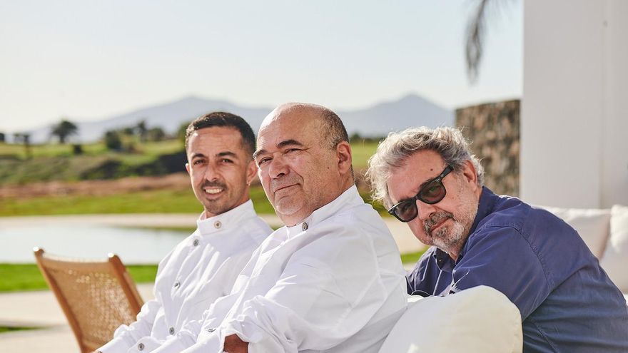 Juanjo, Cipriano y Alejandro