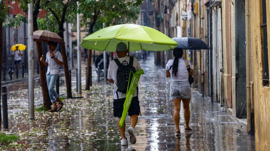 Mañana, tormentas fuertes en zonas del interior nordeste peninsular