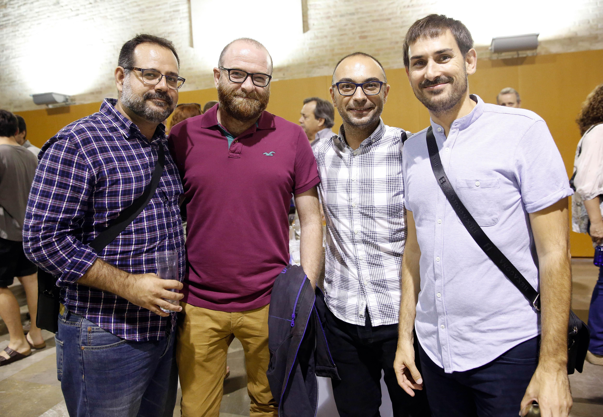 Algunos de los asistentes al acto