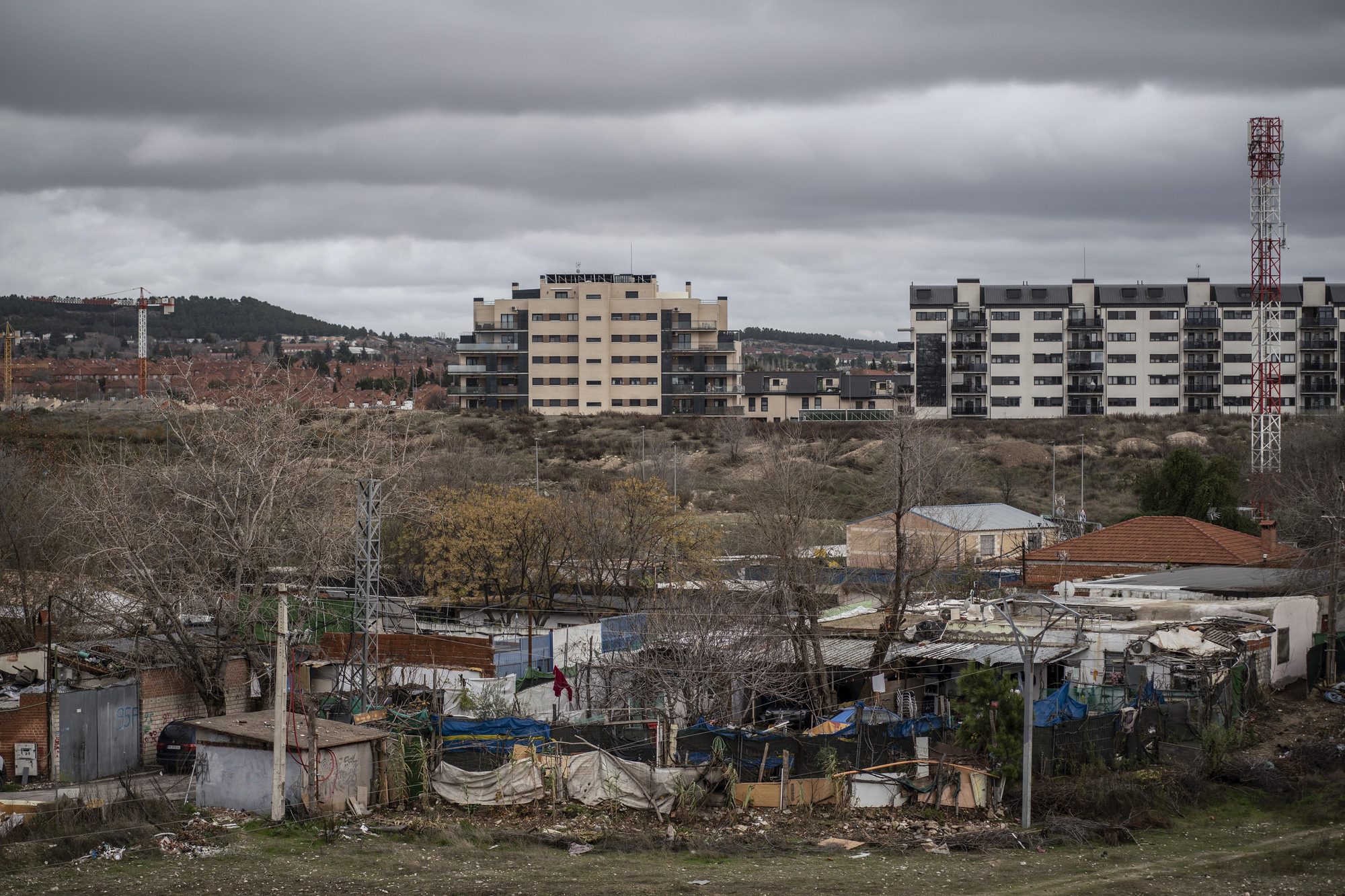Vista aérea de la Canada Real.