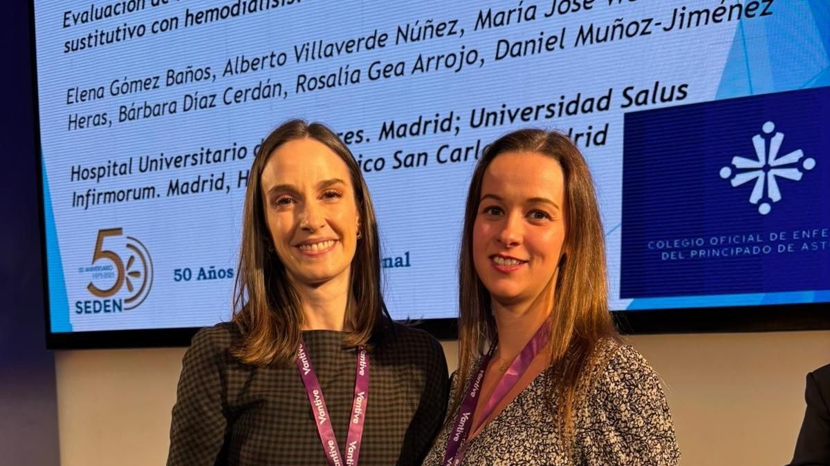 El servicio de Nefrología del Hospital de León recibe un premio en un congreso nacional