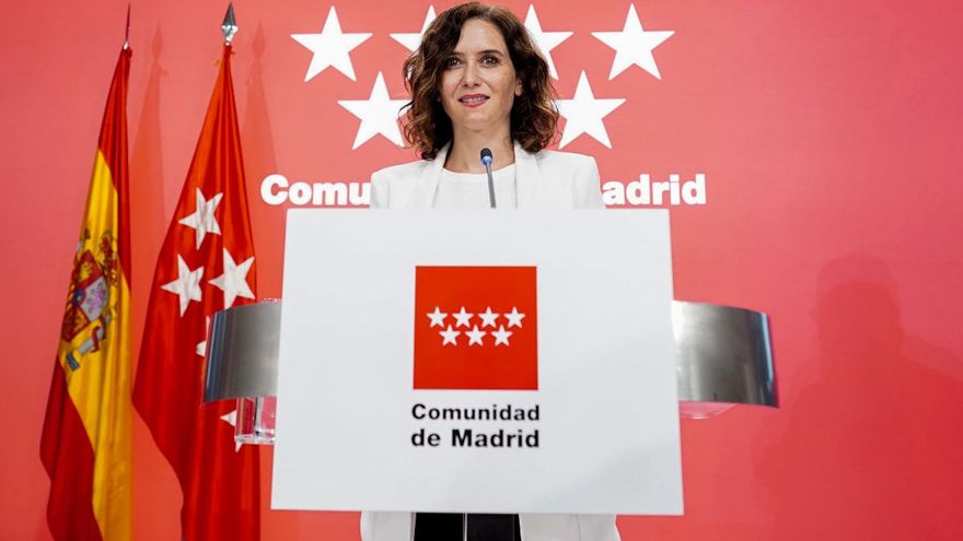 La presidenta de la Comunidad de Madrid, Isabel Díaz Ayuso.