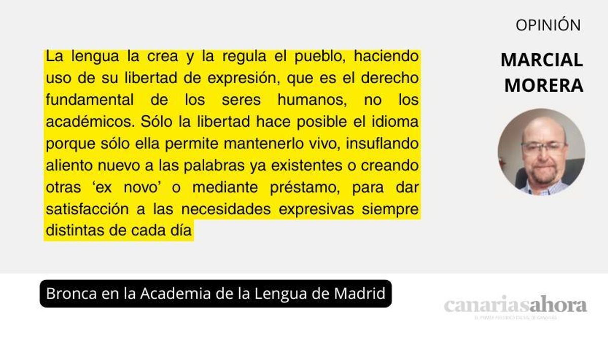 Bronca en la Academia de la Lengua de Madrid