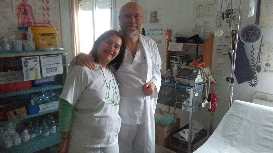 Elina Pereira, médica en el SAR de Robledo de Chavela