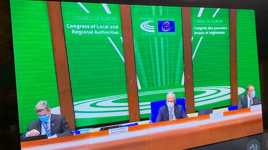 Sesión del Congreso de Autoridades Locales y Regionales del Consejo de Europa