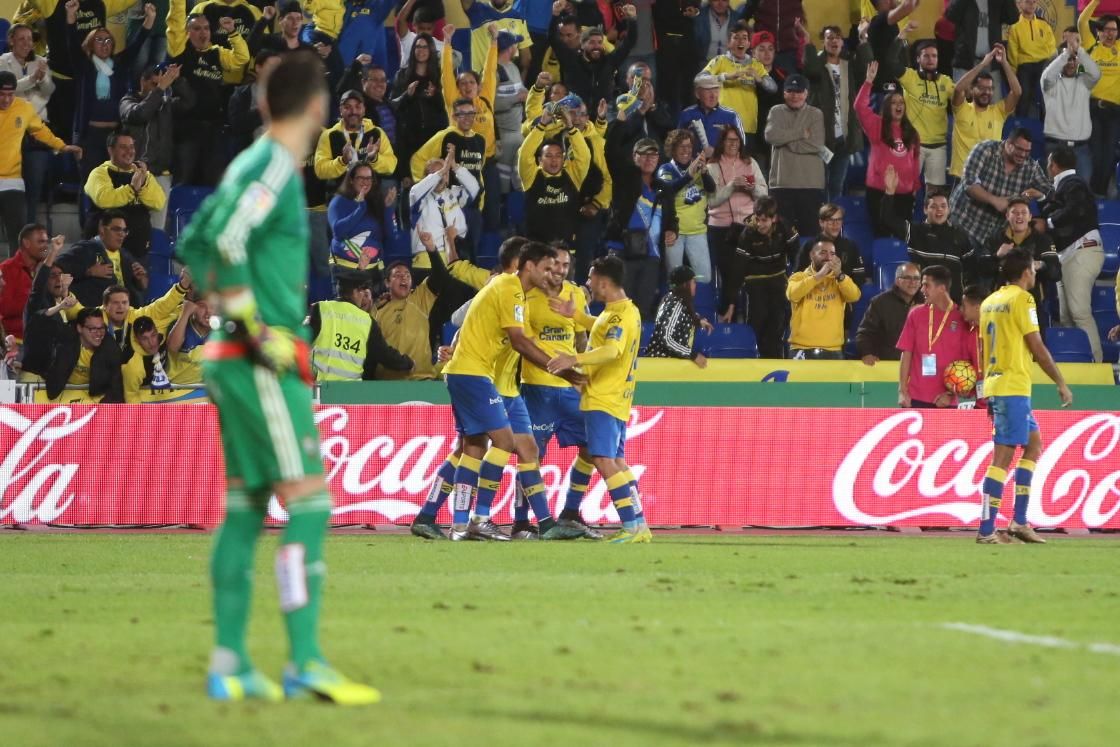 Partido entre la UD Las Palmas y el Celta de Vigo en el Estadio de Gran Canaria. (Alejandro Ramos).