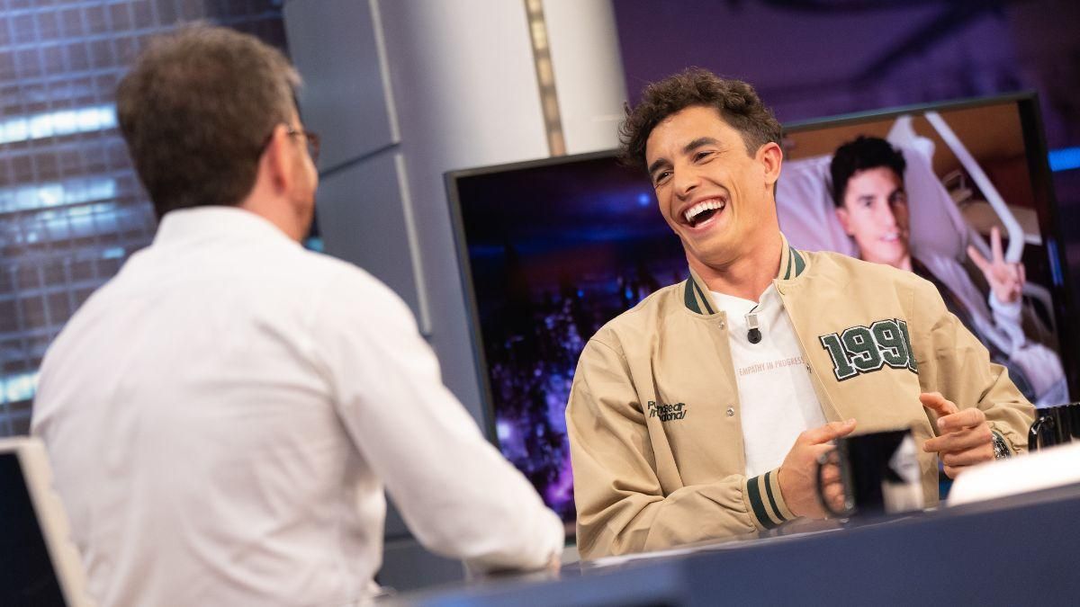 Marc Márquez, en una de sus visitas anteriores a 'El Hormiguero'
