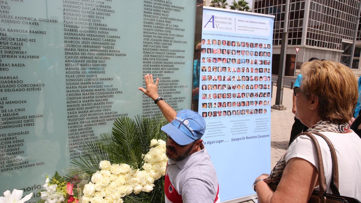 FOTOGALERÍA | Noveno aniversario en Gran Canaria del accidente de Spanair