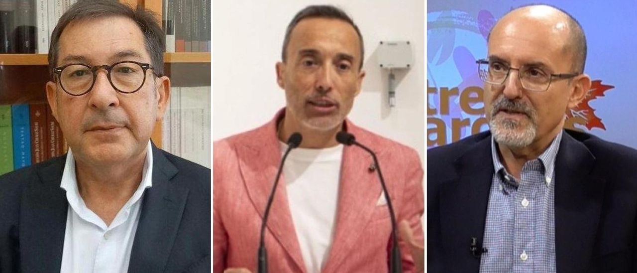 Miquel Nadal, David Gimilio i Ricardo J. Roca.