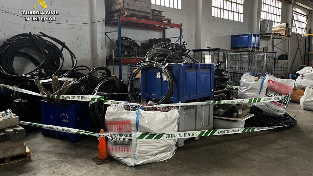 Chatarrería ilegal desmantelada en Logroño