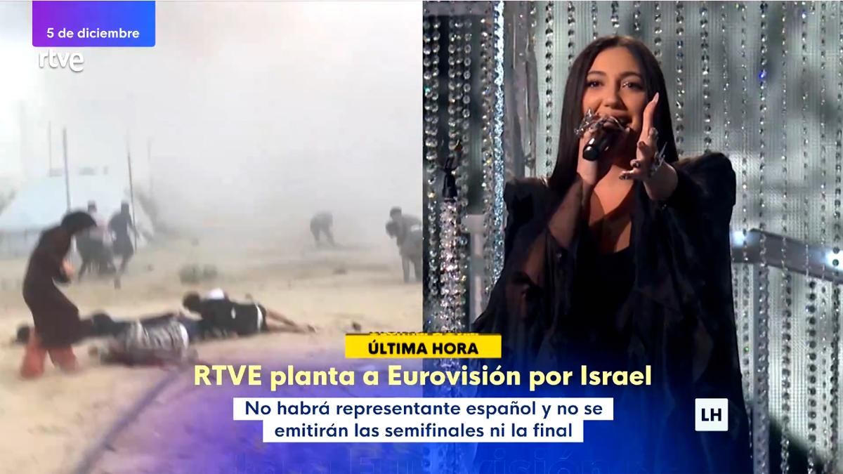 El vídeo de la vergüenza de Eurovisión: así cuenta RTVE que Israel seguirá participando mientras bombardea Gaza