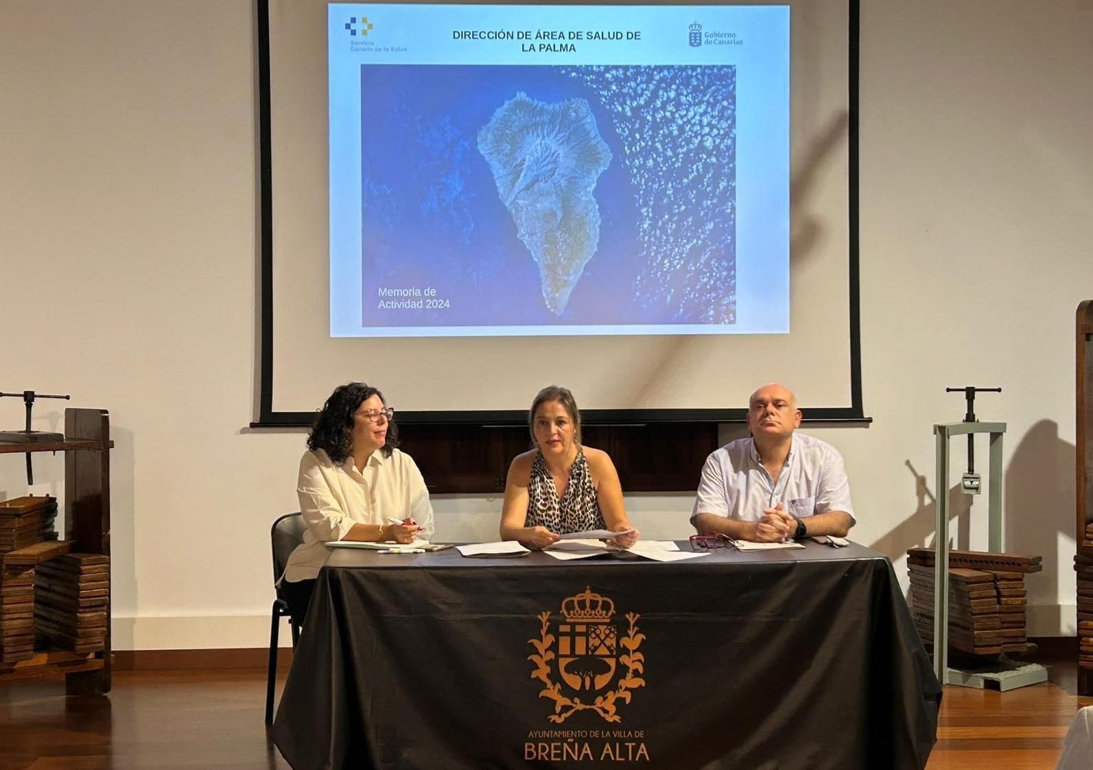 El Área de Salud de La Palma celebra la reunión del Consejo de Salud.