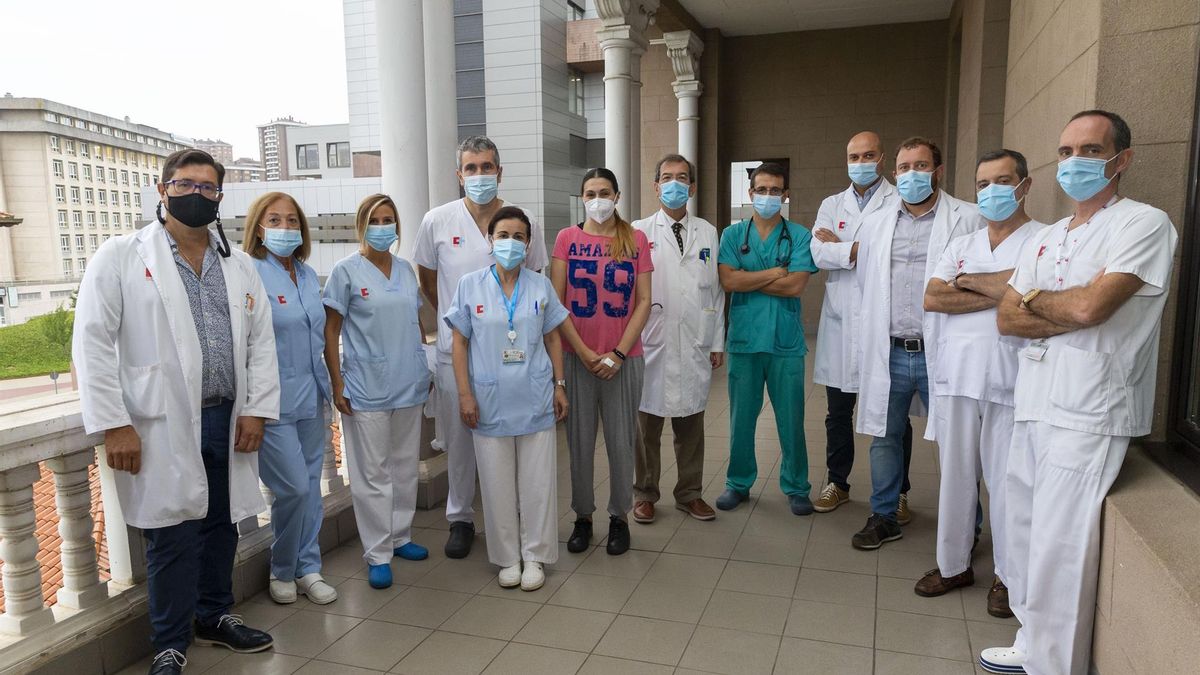 Equipo de trasplantes del Hospital Valdecilla de Santander