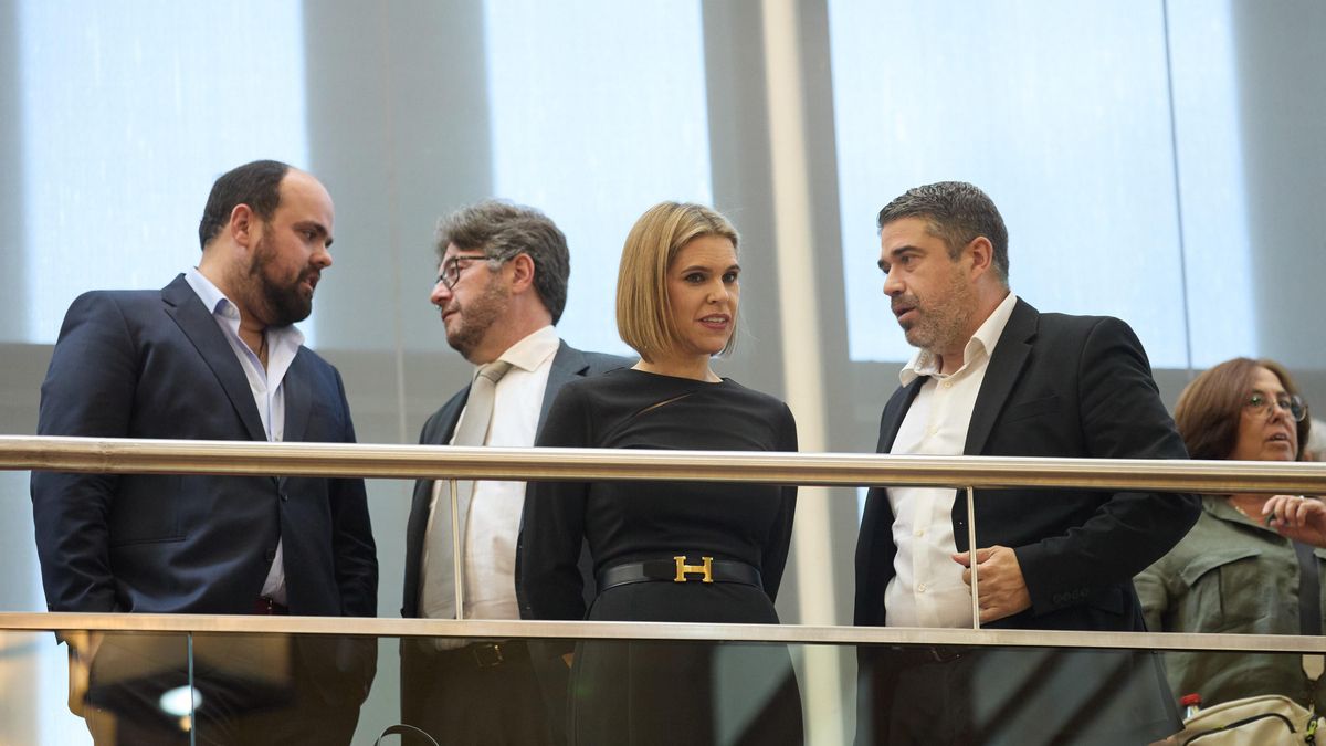 La alcaldesa de Alcalá de Henares, Judith Piquet, durante la primera sesión del Debate del Estado de la Región en la Asamblea de Madrid, a 12 de septiembre de 2024, en Madrid (España).