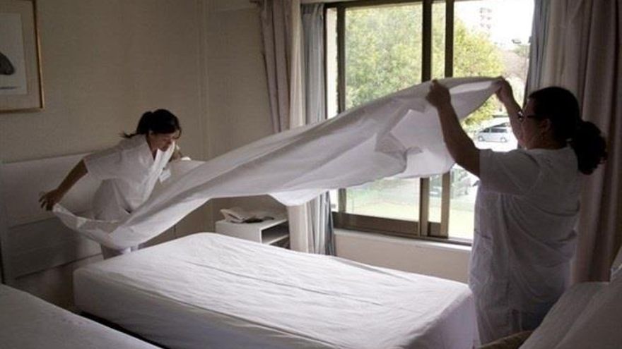 Imagen de archivo de camareras de piso.