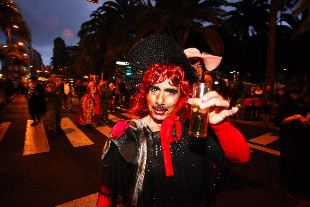 Entierro de la sardina del Carnaval de Las Palmas de Gran Canaria. FOTO: lpacarnaval