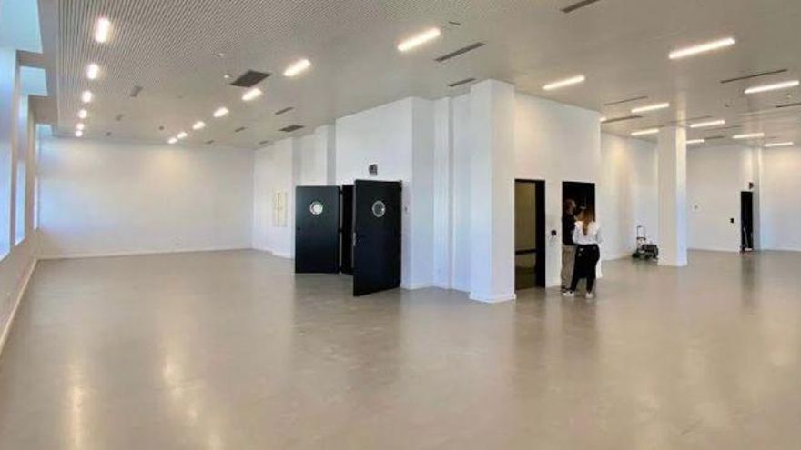 Una de las salas del edificio, recién rehabilitado