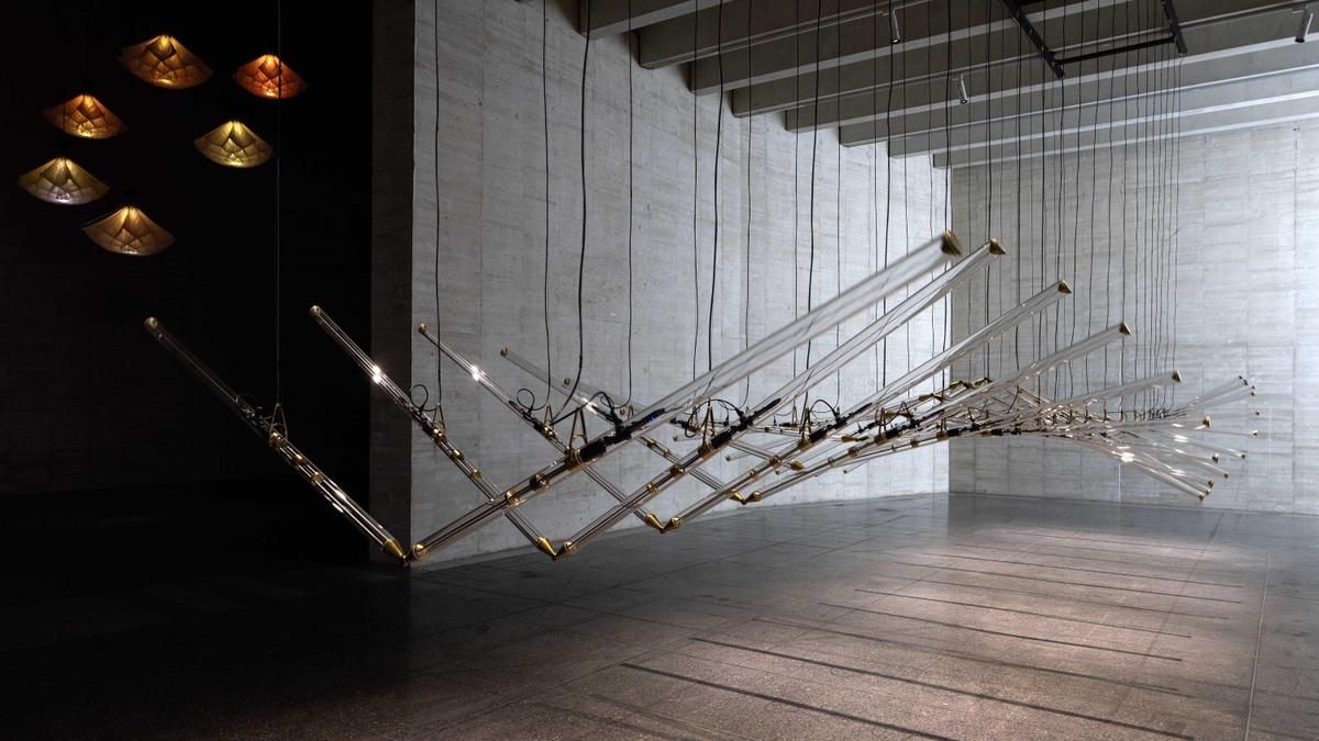 Una de las obras en movimiento del dúo artístico Drift.
