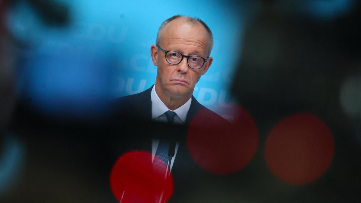 El canciller alemán y presidente de la Unión Demócrata Cristiana (CDU) Friedrich Merz. 