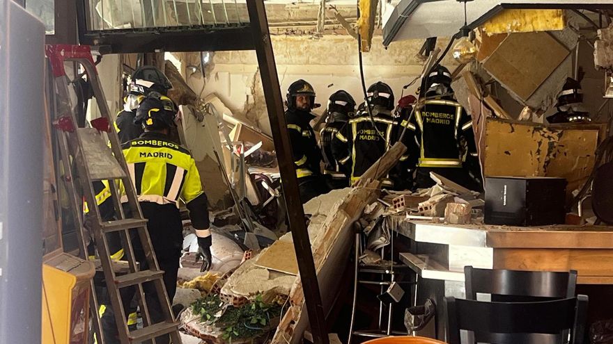 Una explosión de gas en un bar de Vallecas (Madrid) causa al menos 25 heridos, tres de ellos graves